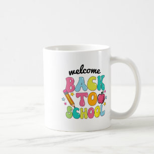 T-Shirt Zurück zur Schule Süße Bunte Bleistift Apf Kaffeetasse