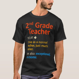 T-Shirt Zweite Klasse Lehrer Zweite Klasse Lehrer