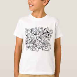 T - Shirtgekritzelkunst für Kinder T-Shirt