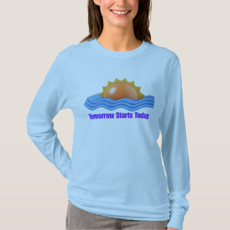 T-ShirtMorgen Beginnt Heute – Motivierende Inspira T-Shirt