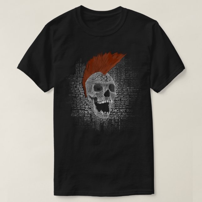 T-ShirtPunk ist nicht tot T-Shirt (Design vorne)