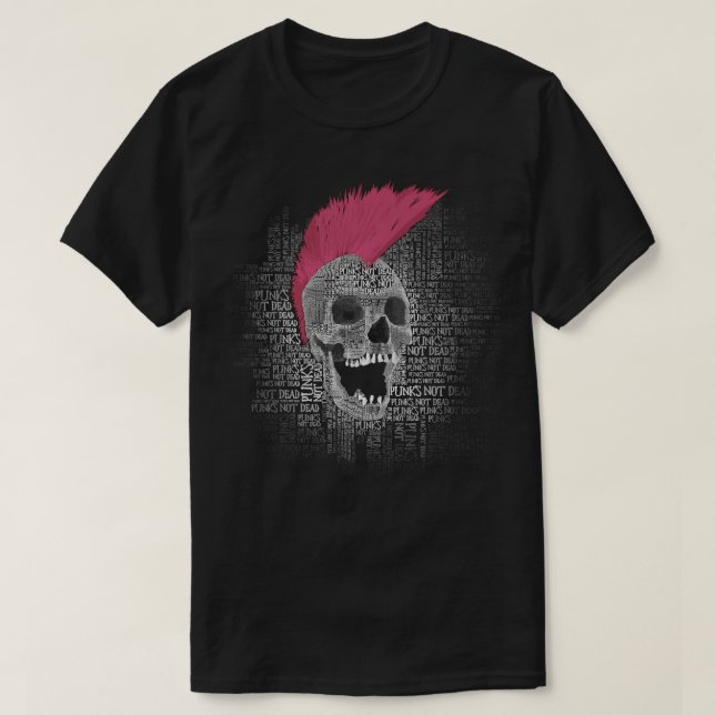 T-ShirtPunk's Not Dead T - Shirt (Design vorne)