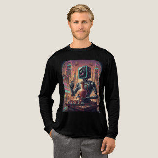 T-ShirtRobot Juice Seller – Futuristic Egyptian St Tri-Blend Shirt