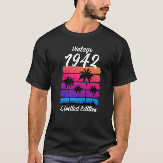 T-Shirts 1942 Vintag Retro 80. Geburtstag