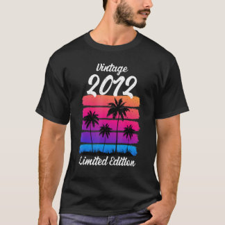 T-Shirts 2012 Vintag Retro 10. Geburtstag
