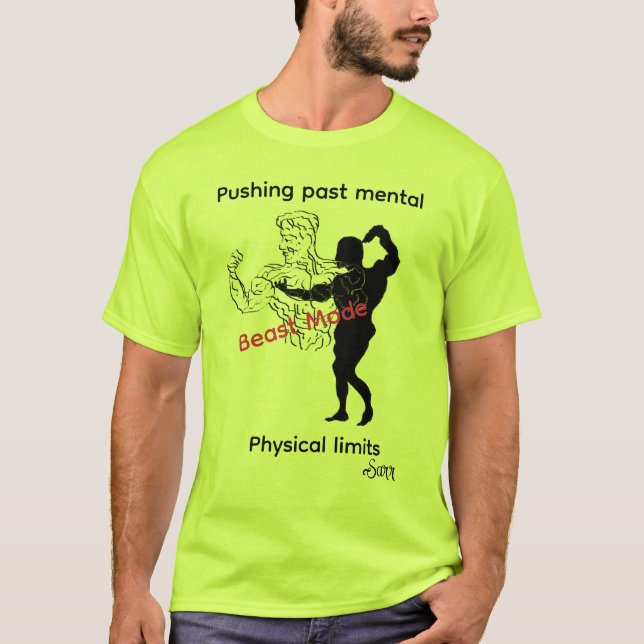 T-Shirts: Beast-Modus  T-Shirt (Vorderseite)