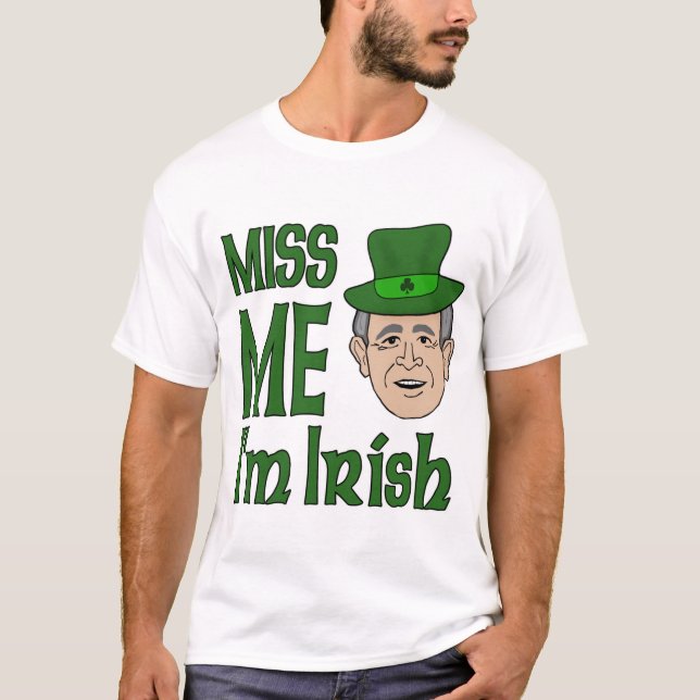 T-Shirts Bush-Fräulein-Me St Patricks Day (Vorderseite)