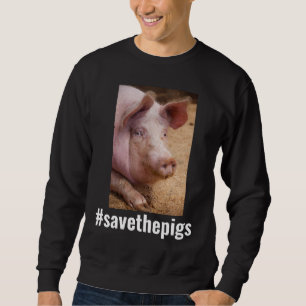 T-SHIRTS DES SCHWEINES-SCHWEINS VEGANER T - SHIRT