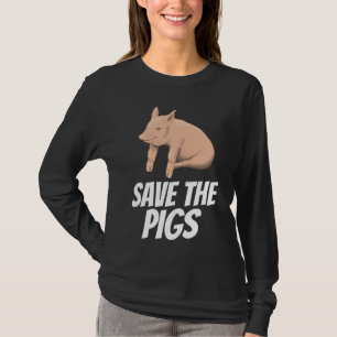 T-SHIRTS DES SCHWEINES-SCHWEINS veganer T - SHIRT