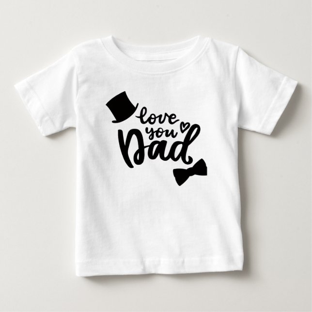 T-Shirts frohen Vatertag (Vorderseite)