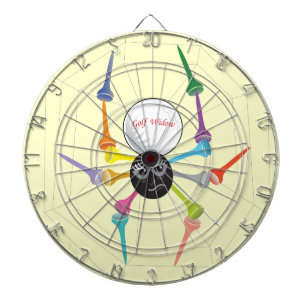 T-Shirts für die Spiegelei von Golf Widow Dartscheibe