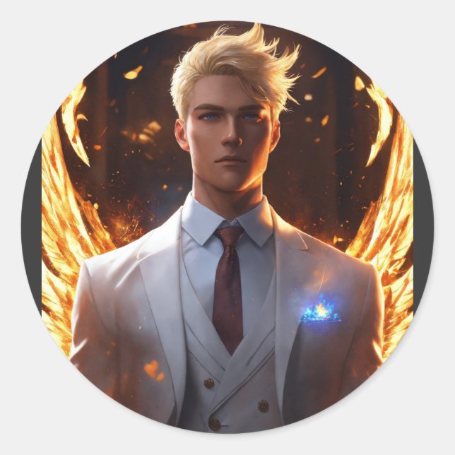 T-Shirts für elementare Evolution: Entfesseln Sie  Runder Aufkleber (Vorderseite)