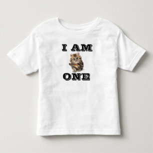 T-SHIRTS FÜR KATZENKINDER IM ALTER VON EIN (1) JAH