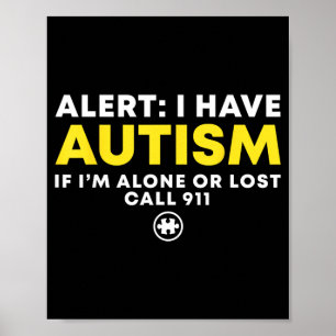 T-Shirts für Kinder zur Aufklärung über Autismus - Poster