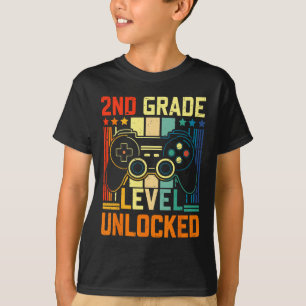 T-Shirts für Mädchen der 2. Klasse Einhorn Zweite
