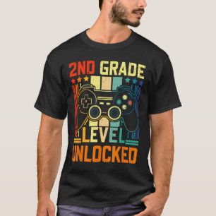 T-Shirts für Mädchen der 2. Klasse Einhorn Zweite