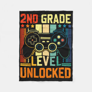 T-Shirts für Mädchen der 2. Klasse Einhorn Zweite  Fleecedecke