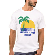 T-Shirts für Männer Jacksonville Beach Florida