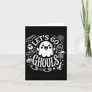 T-Shirts Halloween Lasse Go Ghouls Ghost Kleinkind Karte