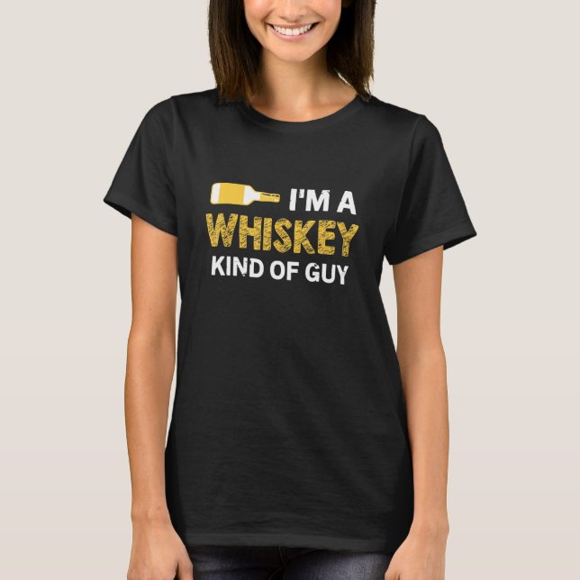 T-Shirts im Whiskey-Typ trinken (Vorderseite)