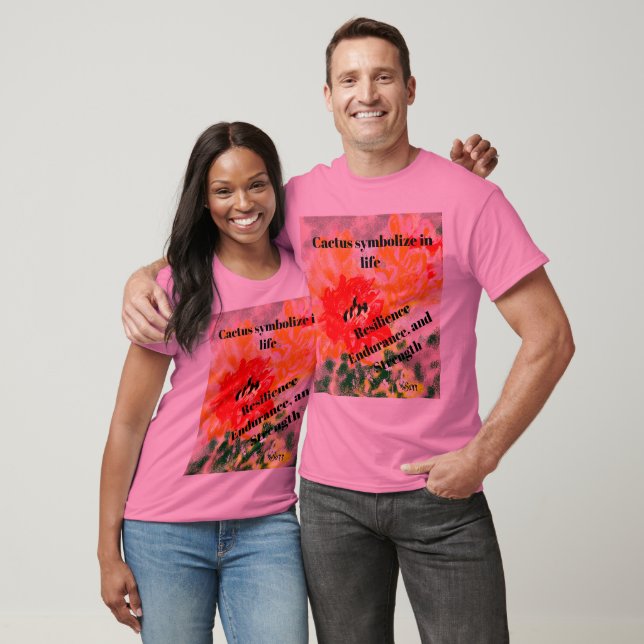 T-Shirts : Kaktusblüte (Unisex)