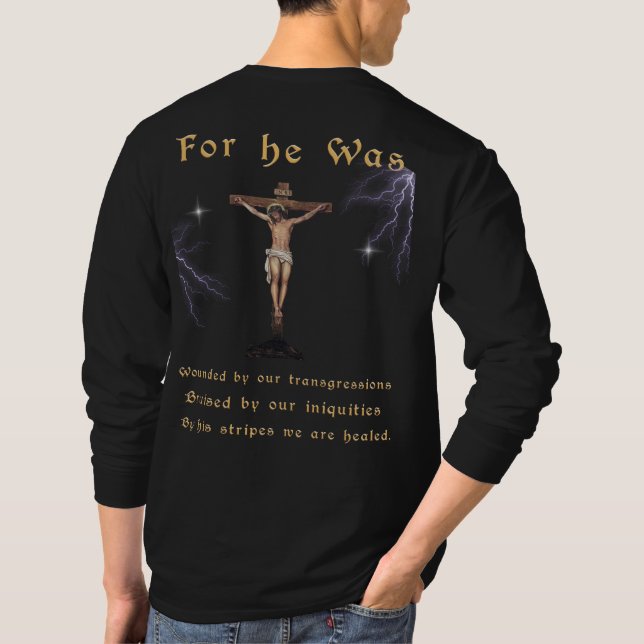 T-Shirts mit Bibelversen, 2-seitiges Design (Rückseite)