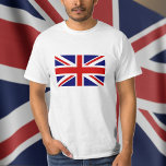 T-Shirts mit Britischer Flagge<br><div class="desc">T Shirts mit Britischer Union Jack Fahne. Patriotisches englisches Flaggendesign. Die billigste Art,  Ihre Farben zu zeigen. Coole Geschenkidee für Veranstaltungen.</div>