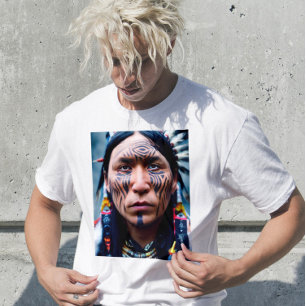 T-SHIRTS MIT NATIVE AMERICAN INDIAN MOTIVEN