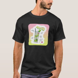 T-SHIRTS - MOJITO REZEPT COCKTAIL KUNST
