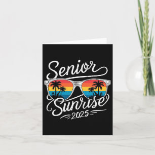 T-Shirts Senior Sunrise 2025 Abschluss-Shirt der K Karte