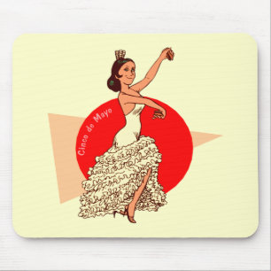 T - Shirts und Geschenke Cinco Des Mayo Mousepad