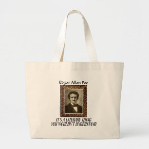 T - SHIRTS UND GESCHENKE EDGAR ALLAN POE JUMBO STOFFBEUTEL