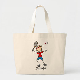 T-Shirts und Geschenke für Badminton-Spieler Jumbo Stoffbeutel