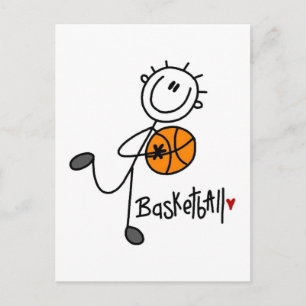 T-Shirts und Geschenke für die Liebe zum Basketbal Postkarte