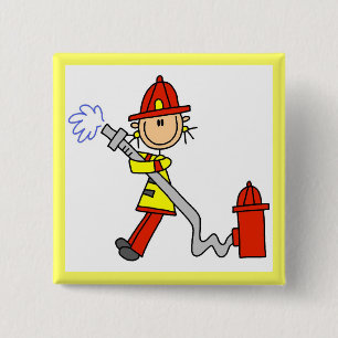 T-Shirts und Geschenke für Feuerwehrfrauen mit Sch Button