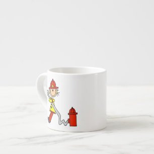 T-Shirts und Geschenke für Feuerwehrfrauen mit Sch Espressotasse