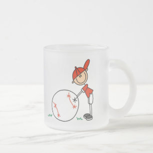 T-Shirts und Geschenke für Jungen Baseball individ Mattglastasse
