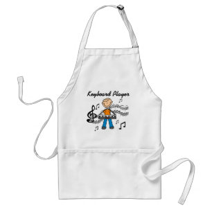 T-Shirts und Geschenke für Keyboardspieler Schürze