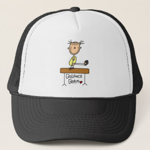 T-Shirts und Geschenke für Mädchen am Schwebebalke Truckerkappe