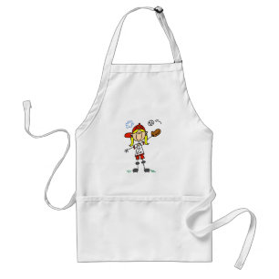 T-Shirts und Geschenke für Mädchen-Baseballspieler Schürze