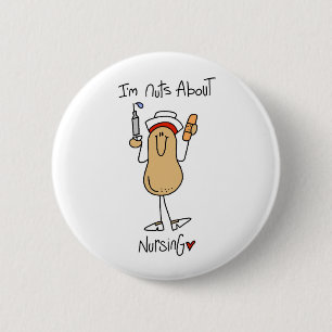 T-Shirts und Geschenke für Pflegekräfte Button