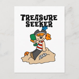 T-Shirts und Geschenke für Schatzsucher Postkarte