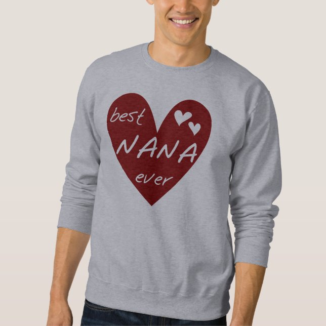 T - Shirts und Geschenke rotes Herz-beste Nanas (Vorderseite)