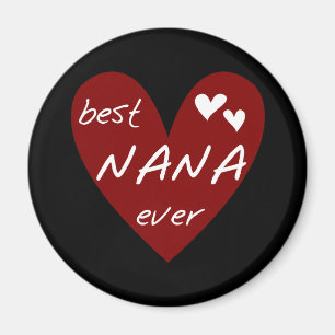 T - Shirts und Geschenke rotes Herz-beste Nanas Magnet