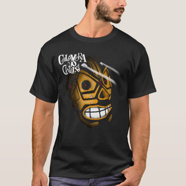 T-shirts with skull drawings for Halloween (Vorderseite)