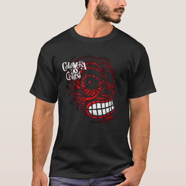 T-shirts with skull drawings for Halloween (Vorderseite)