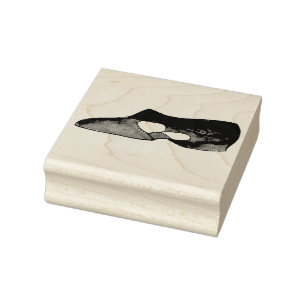 T-Strap Lyrical Modern Shoe Dance Teacher Gummistempel