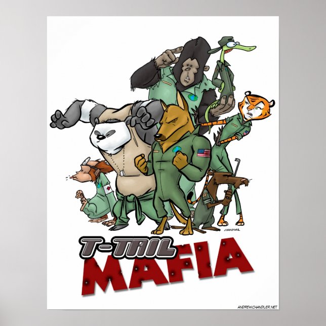 T-Tail Mafia Poster (Vorne)