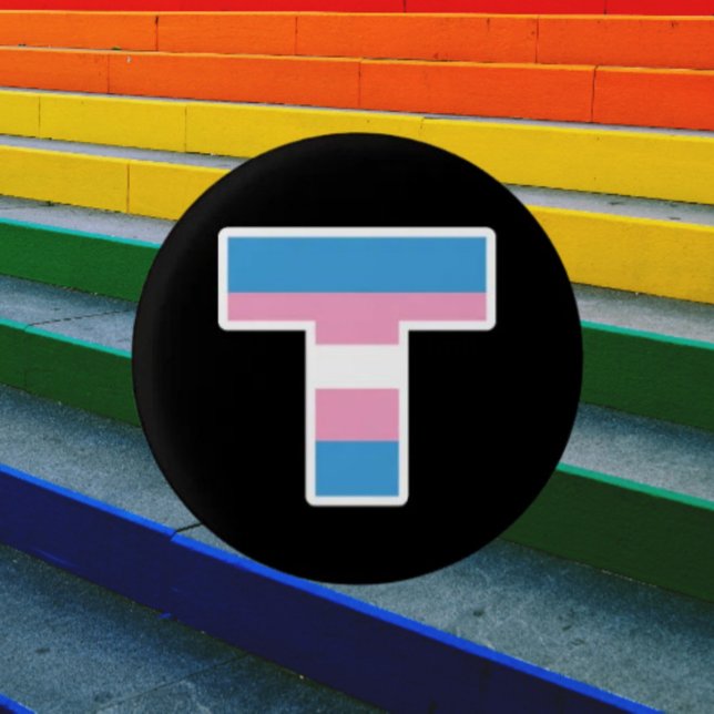 T-Taste für die Hauptstadt Trans Pride Button (Von Creator hochgeladen)