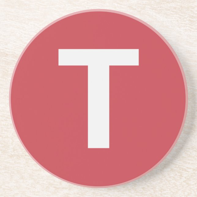 T Third Street Icon-Achterbahn Getränkeuntersetzer (Vorne)
